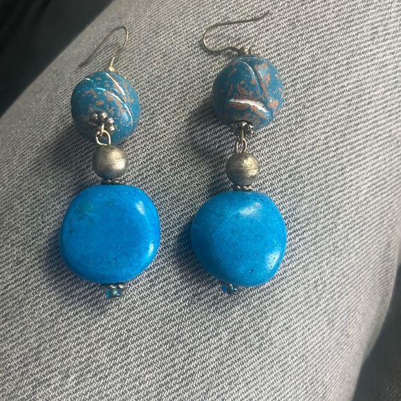 Turquoise Earrings - Picture 2 of 5